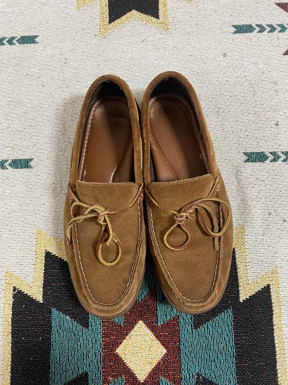 폴로 스웨이드 보트 슈즈(8.5) 상품이미지2