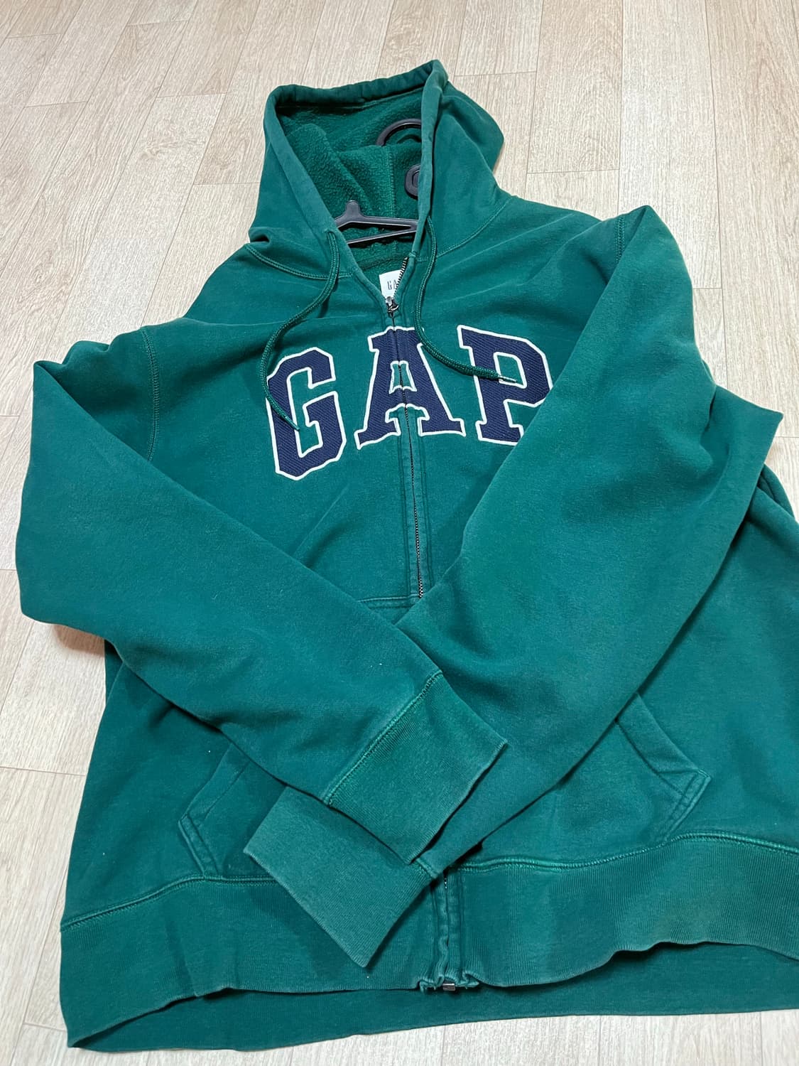 Gap 갭 후드집업 그린 L  상품이미지1