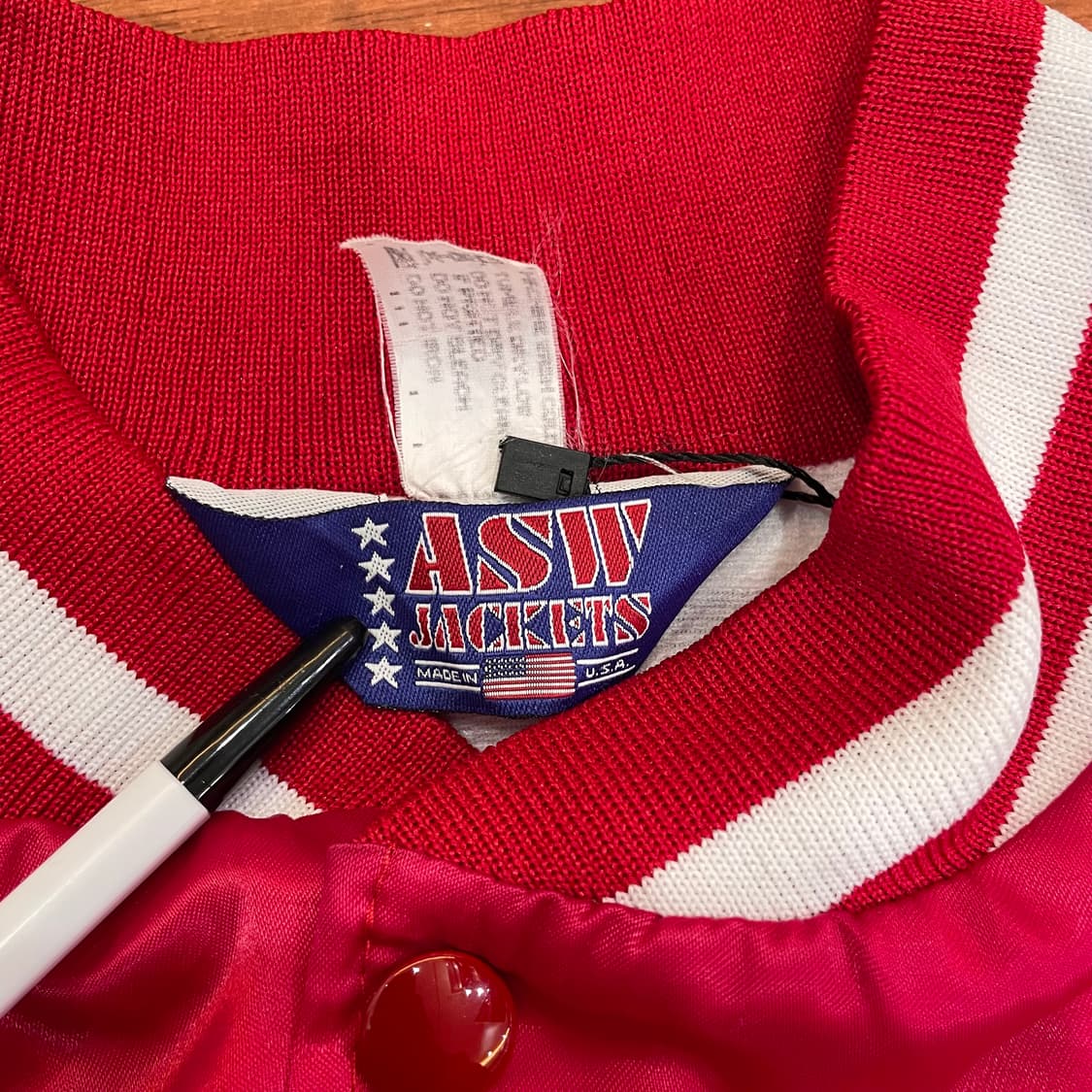 (XL) USA Asw 나일론 스타디움 바시티 자켓 상품이미지7