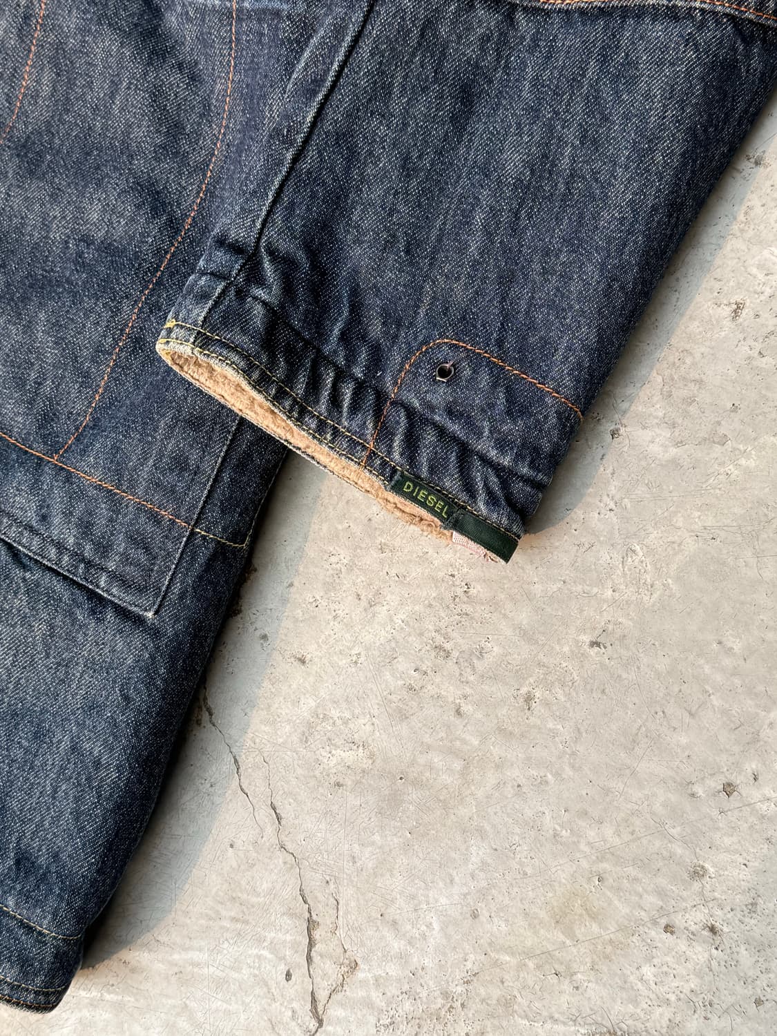 00s 디젤 데님 쉐르파 코트 자켓 상품이미지3