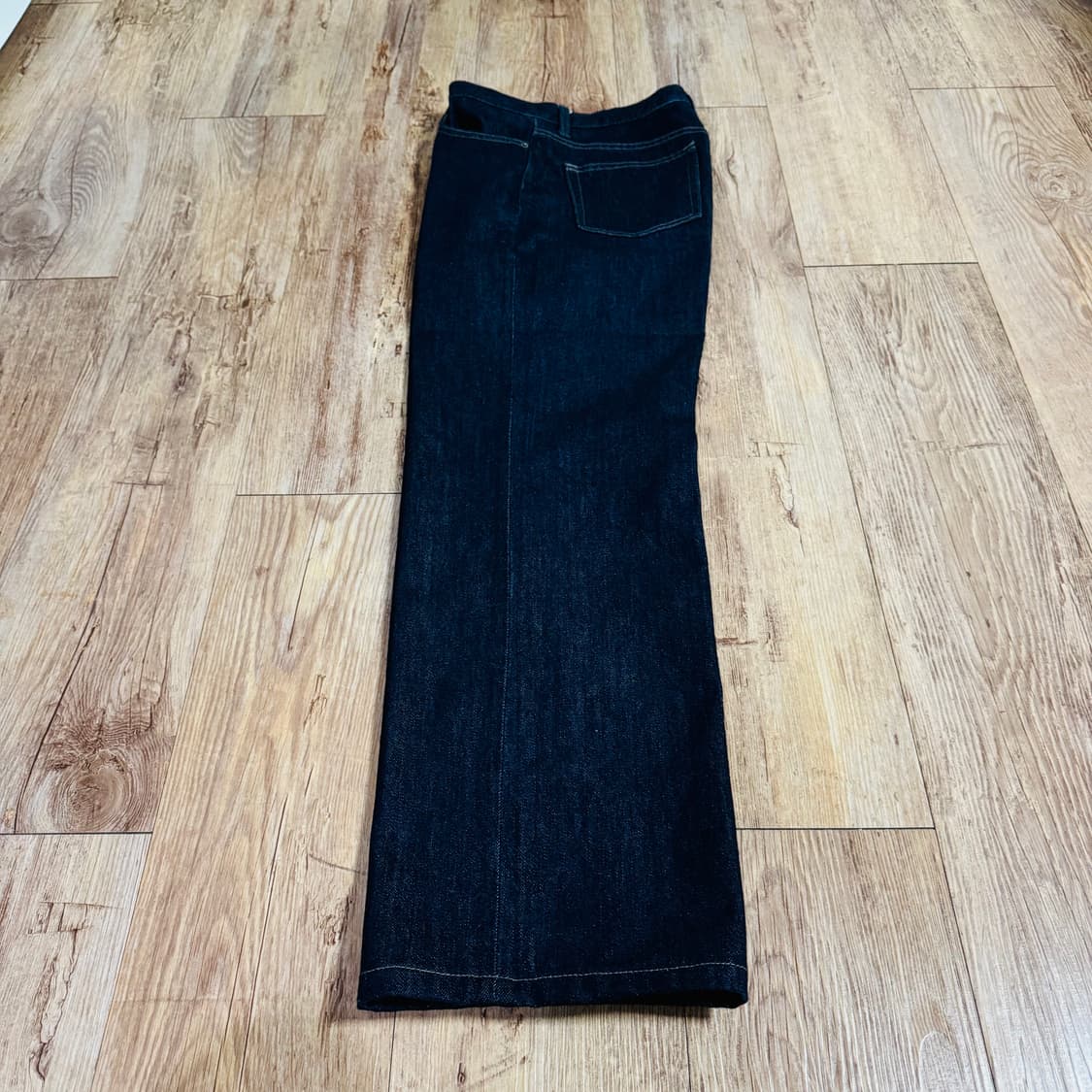 유니클로 와이드스트레이트진 69 Navy 25 상품이미지4