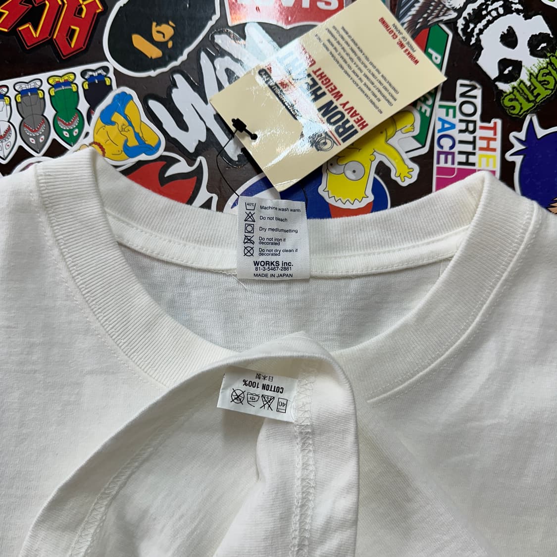 16SS 아이언 하트 스컬 티셔츠 XL 상품이미지5