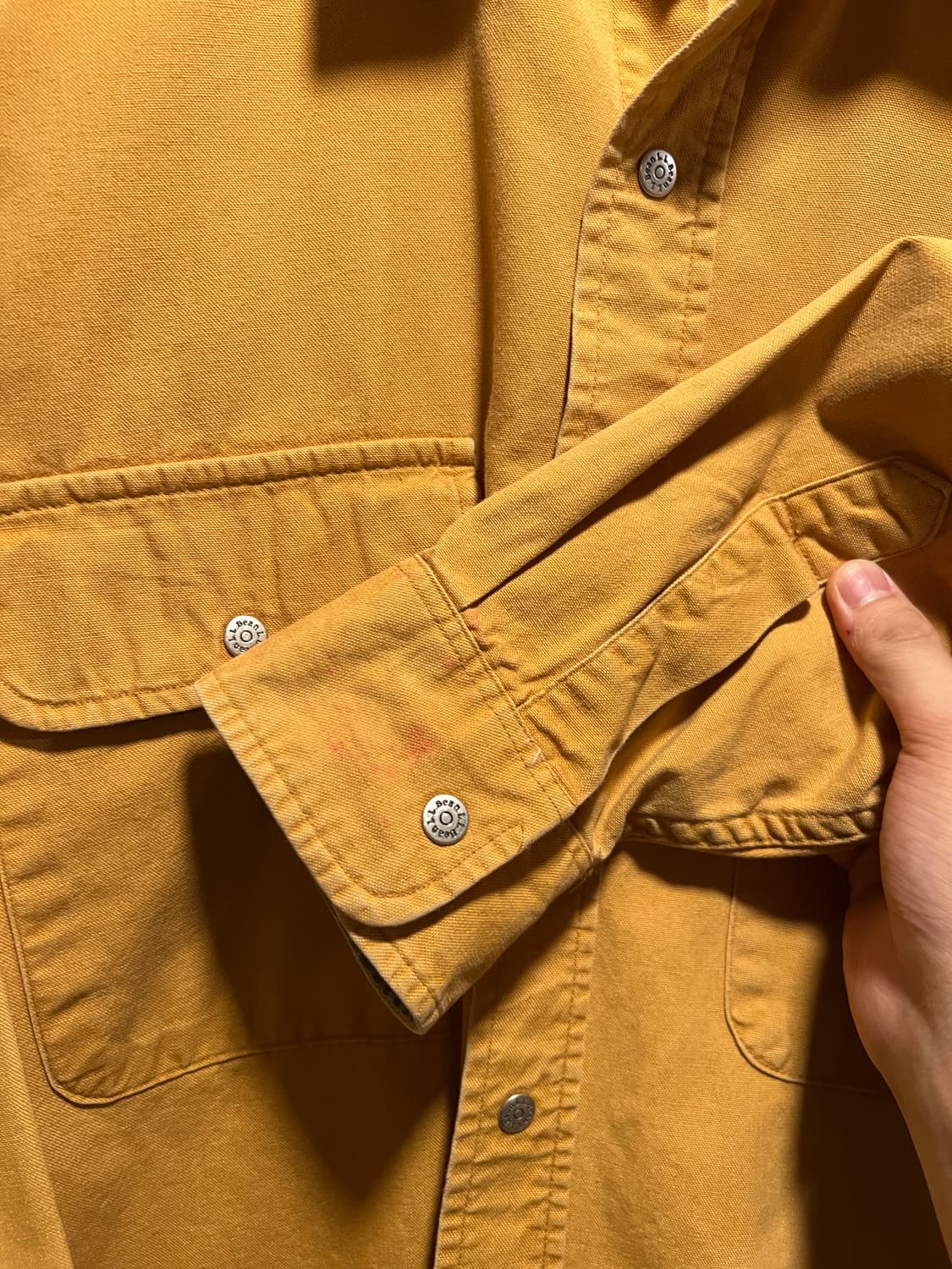[L]90's L.L.Bean 엘엘빈 USAMade 브라운 헌팅 셔츠자켓 상품이미지4