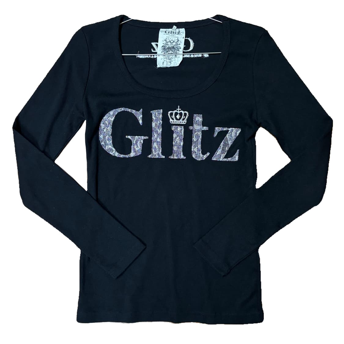 Glitz long sleeve big logo 글리츠 호피 자수 슬리브 상품이미지1