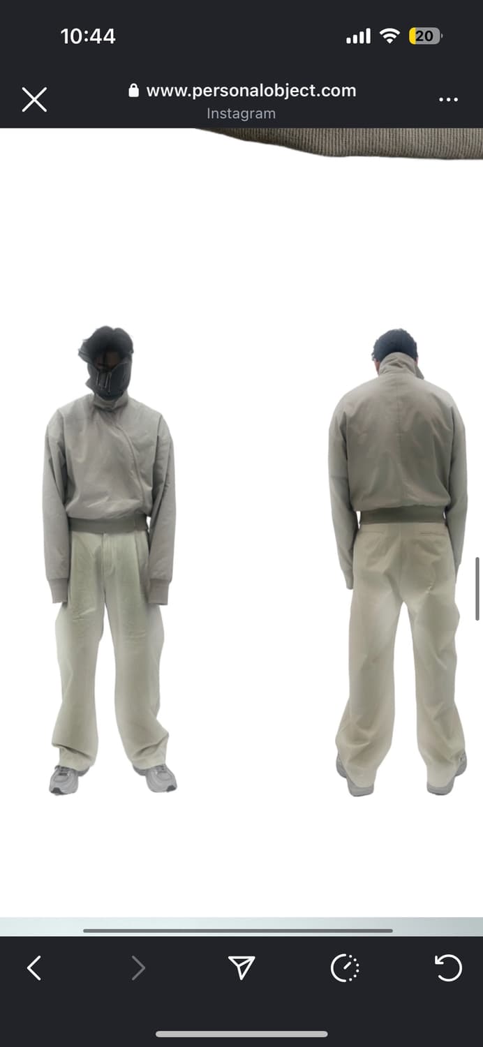 퍼스널오브젝트 사선 자켓 상품이미지3