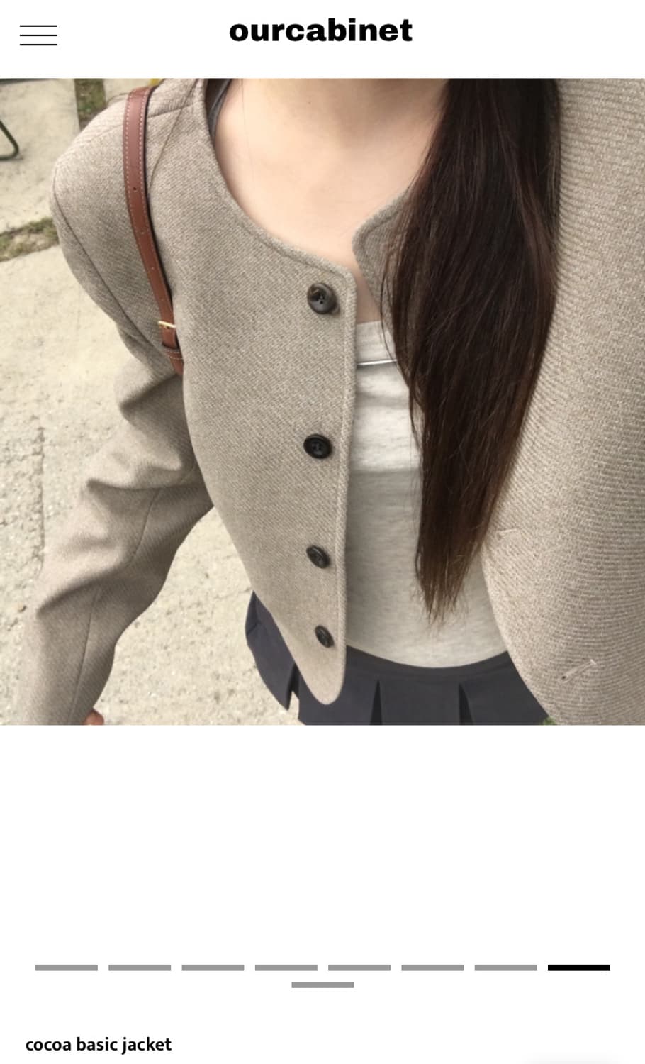 아워캐비넷 cocoa jacket 코코아자켓 상품이미지1