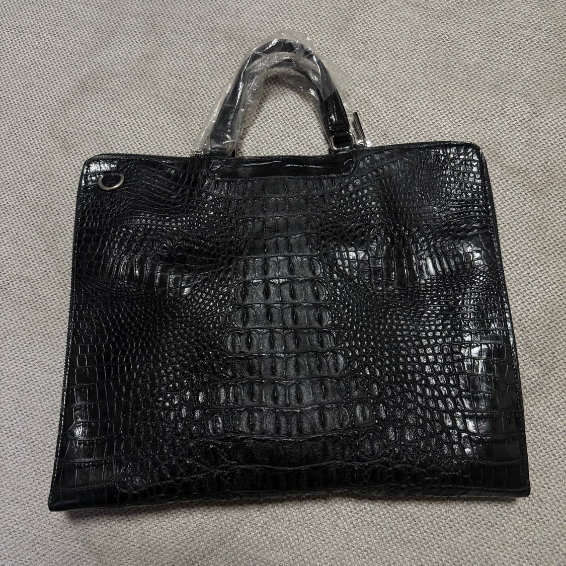 벨라보르사 소가죽 악어패턴 노트북 백 상품이미지6