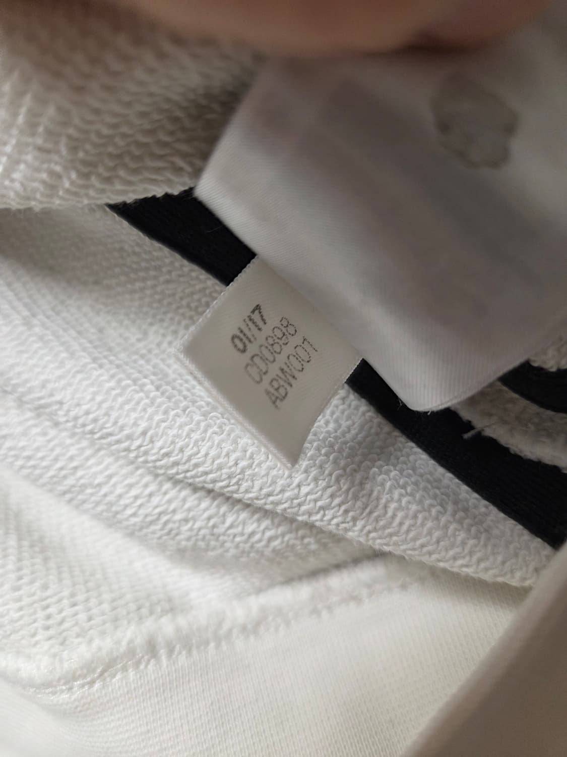 아디다스 알렉산더 왕 후드티 M 아이보리 상품이미지5