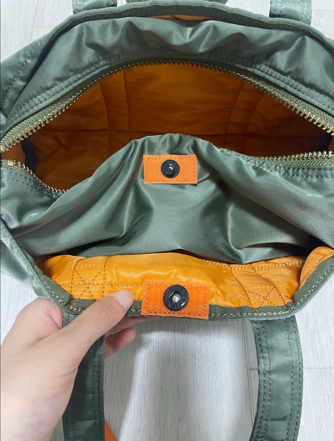 요시다 포터 탱커 더플백 S 세이지 그린 상품이미지6