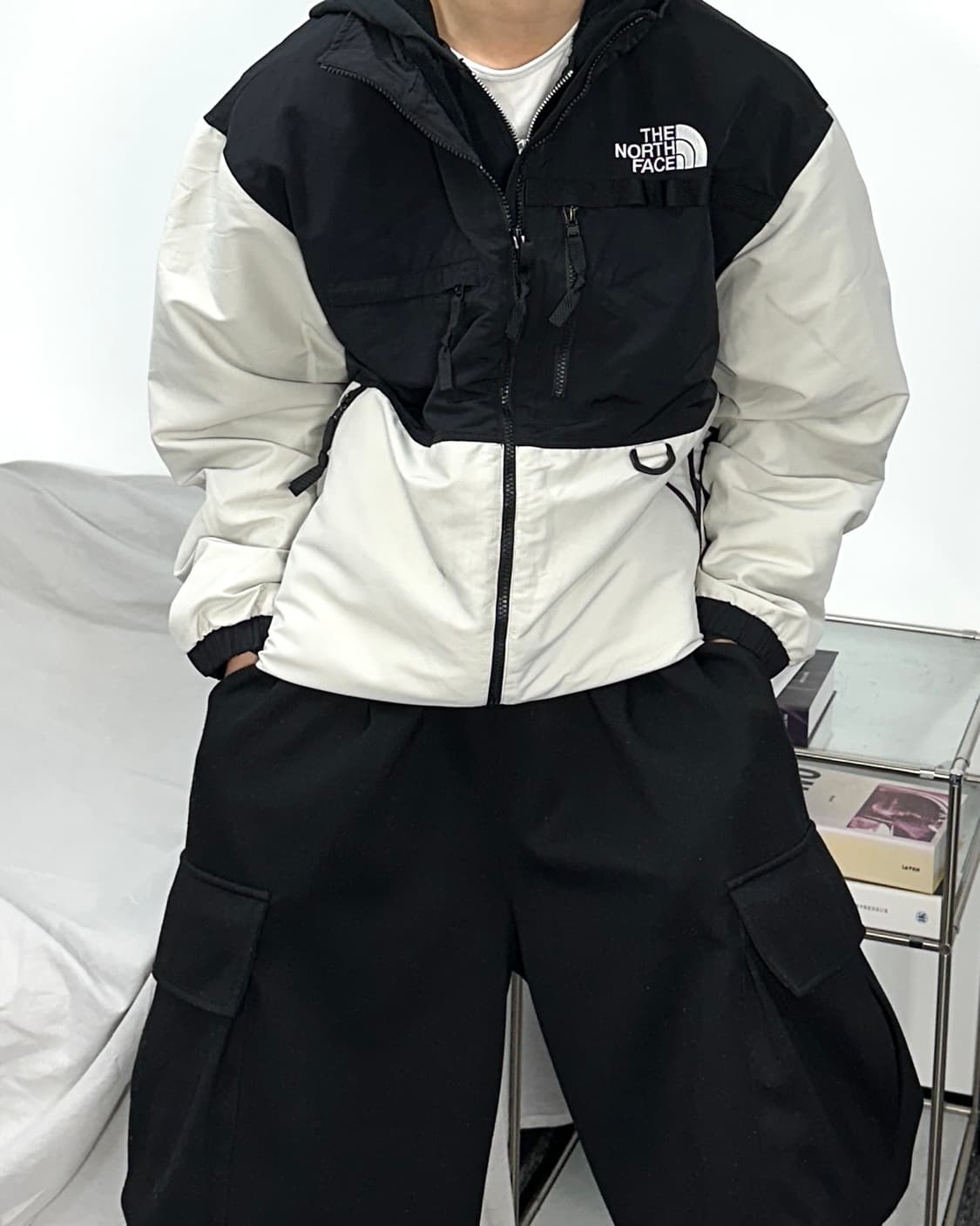 노스페이스 화이트 데날리 윈드 자켓 XL 상품이미지1