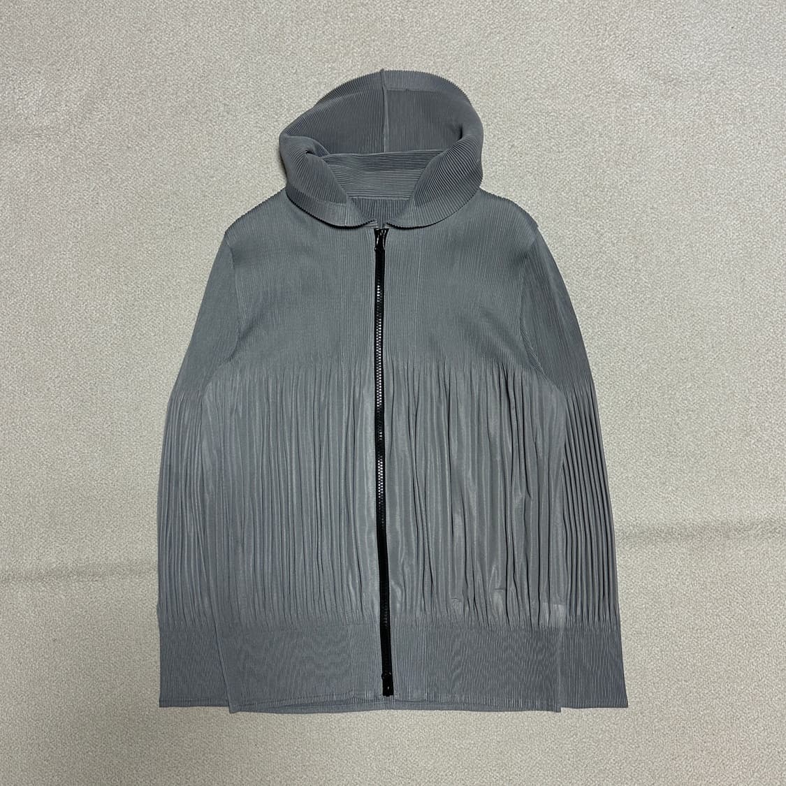 플리츠 후드 집업 자켓 상품이미지2