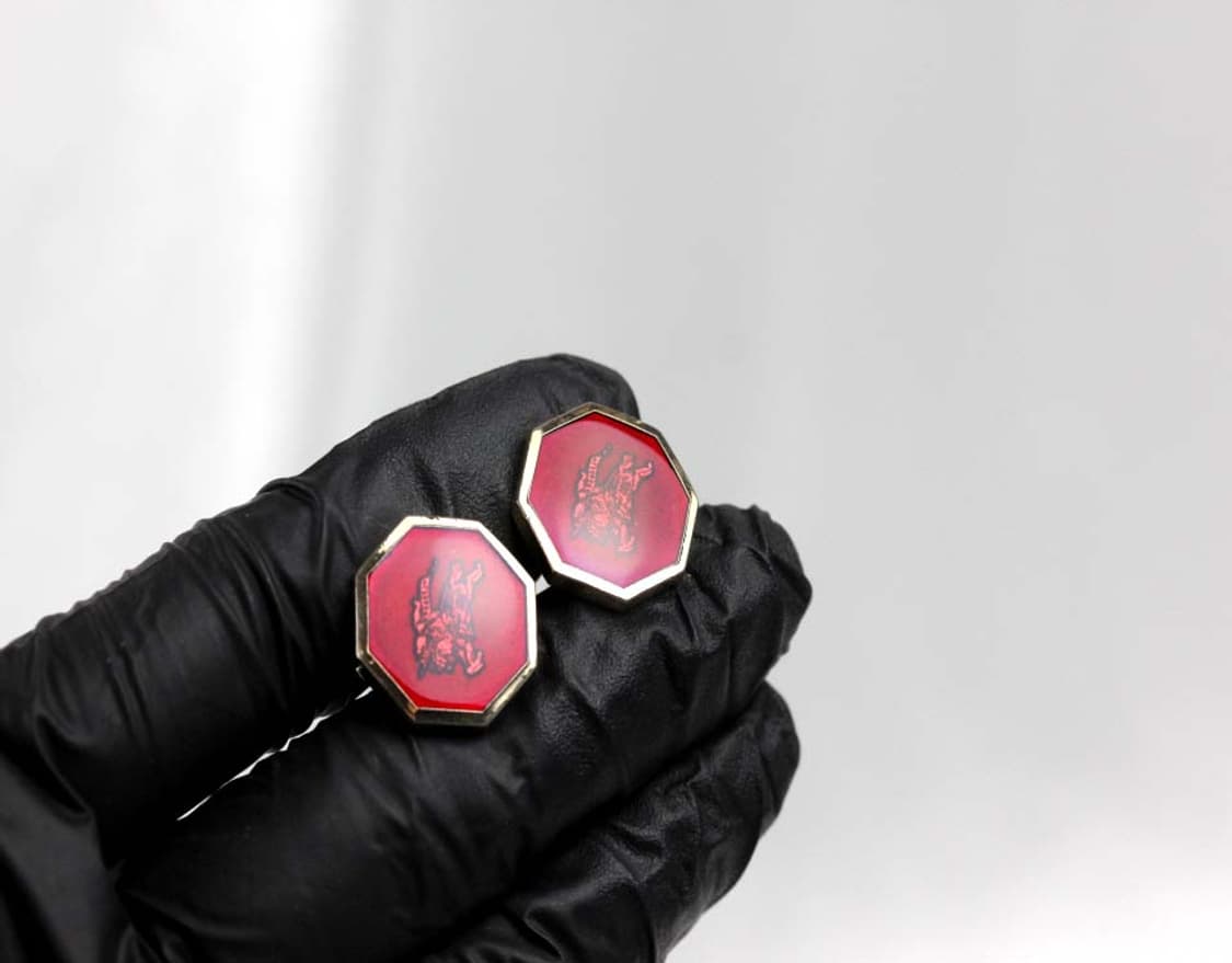 버버리 B+등급 남자 명품 커프스 빈티지 상품이미지7