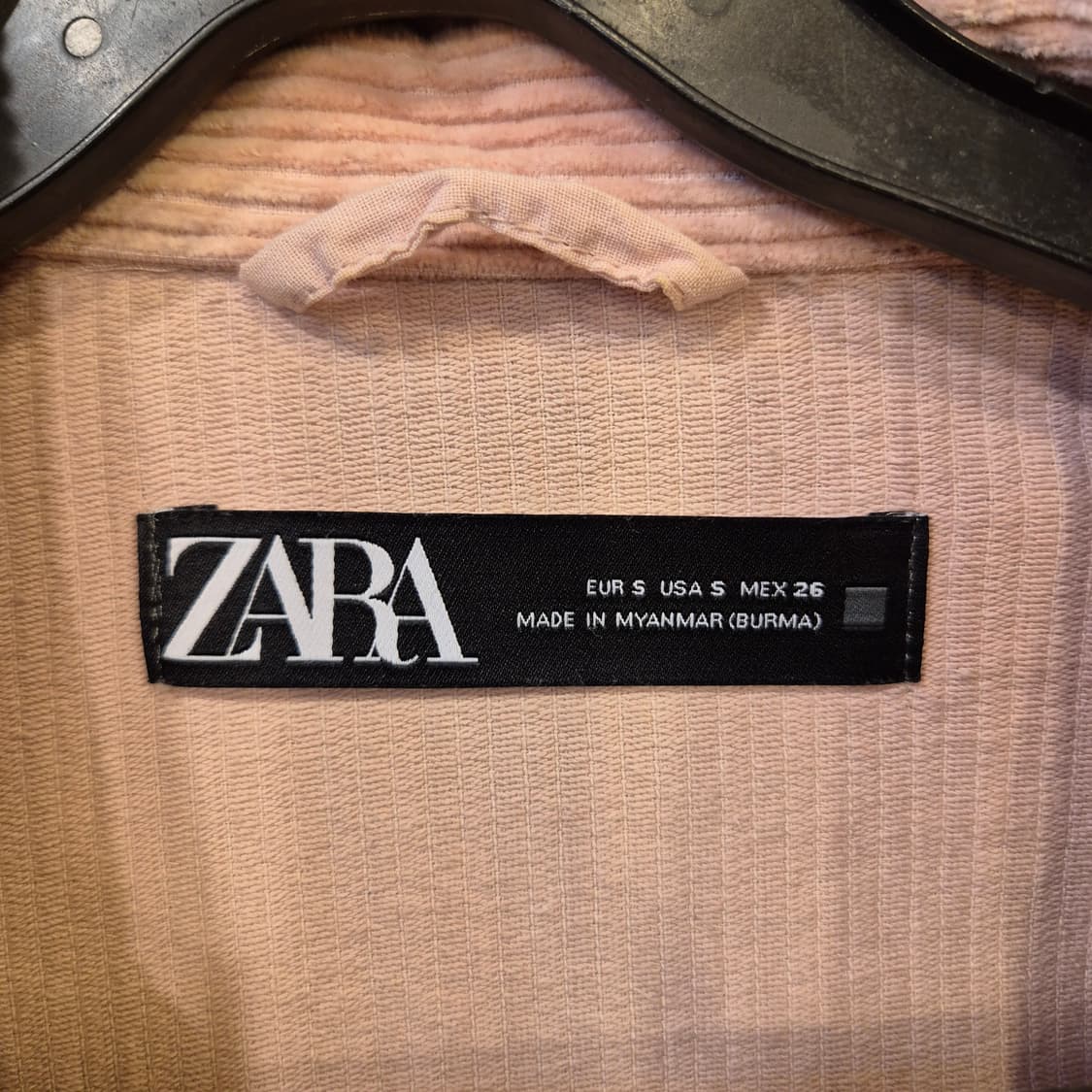 여성-FREE 자라 인디핑크 코듀로이자켓  상품이미지3