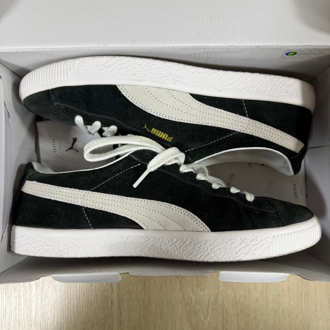 푸마 스웨이드 빈티지 블랙 화이트 280 상품이미지2