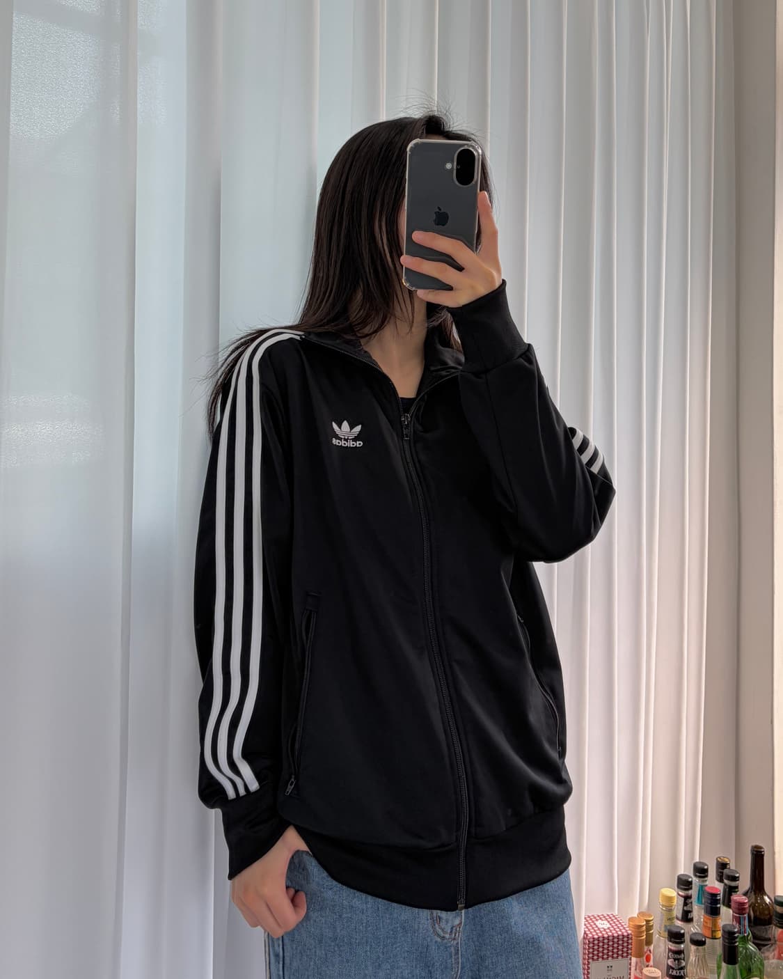 [S]아디다스 파이어버드 블랙 트랙탑 져지 상품이미지1