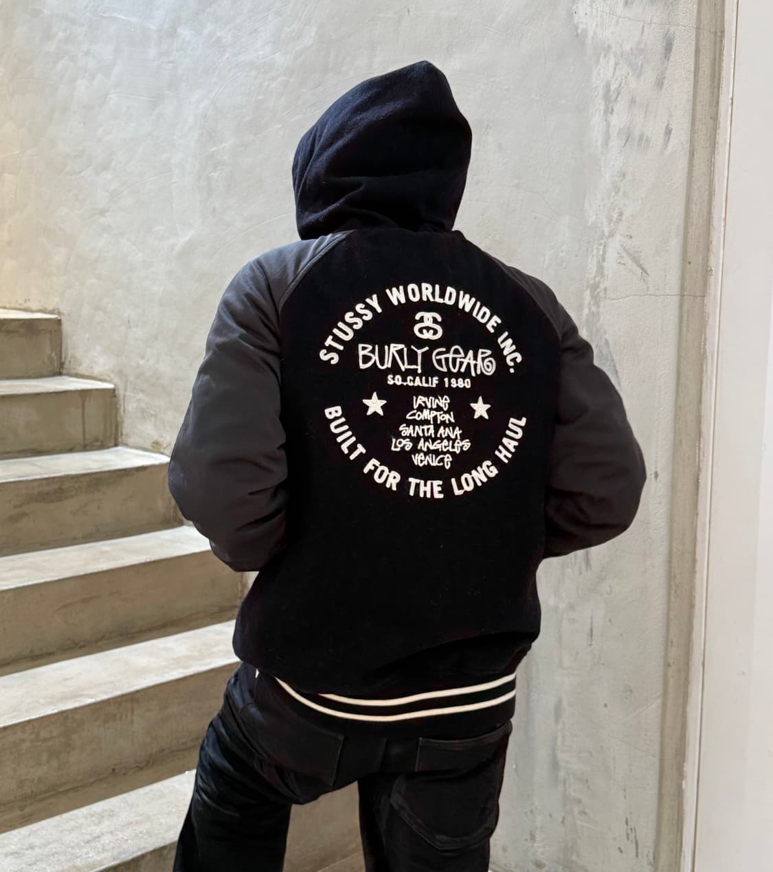 00s 스투시 Bulry Gear 바시티 자켓 상품이미지1
