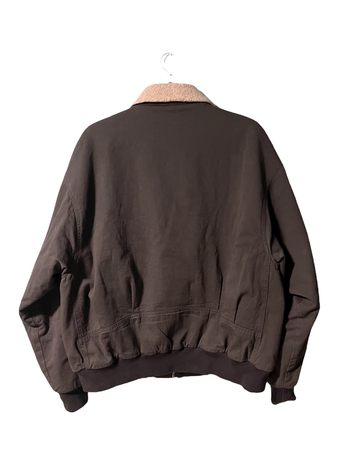 [L] 카브엠트 보아 칼라 집 봄버자켓 차콜 상품이미지3