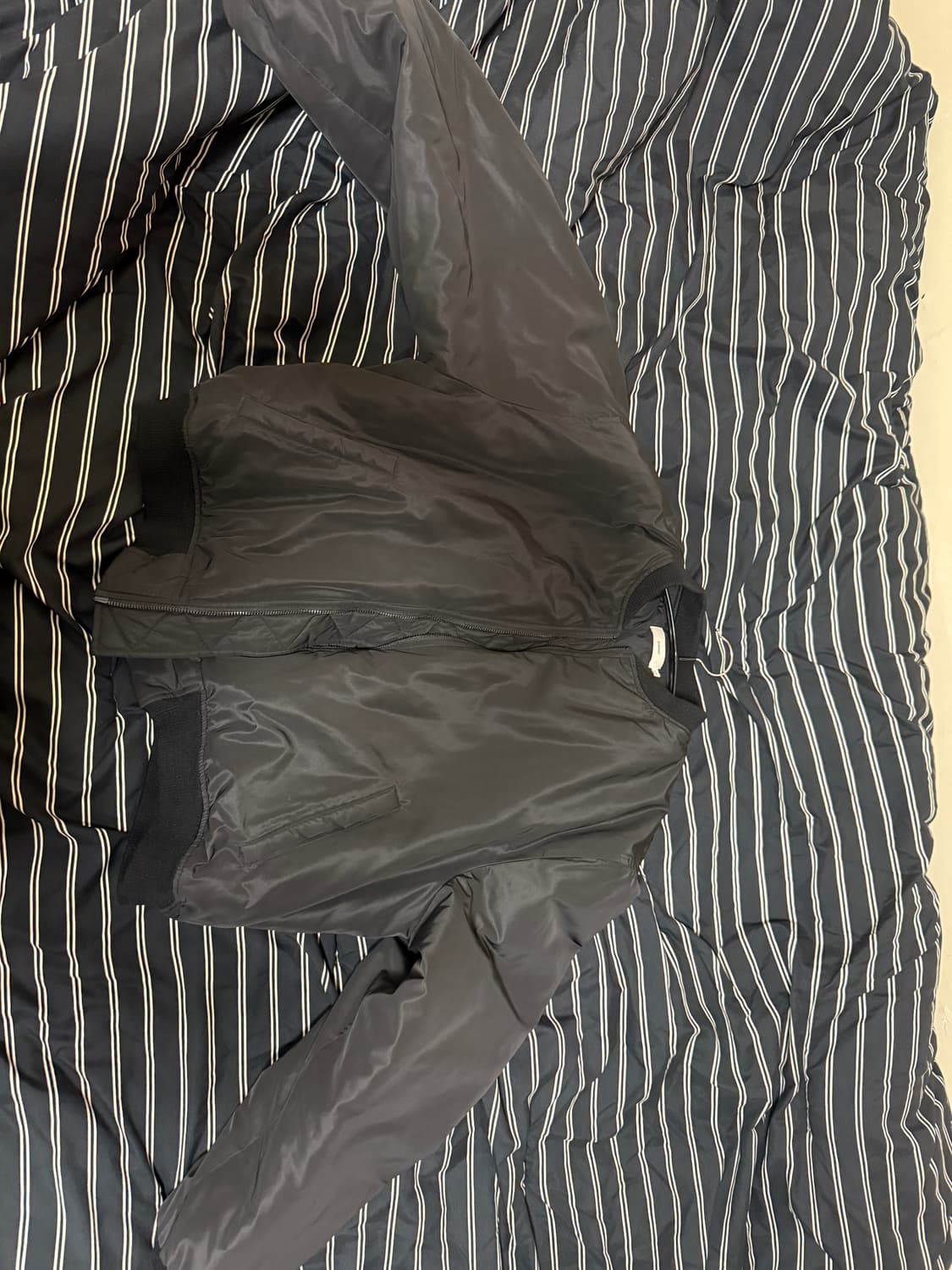 파세르 90S 크롭 MA-1 [블랙] 상품이미지3