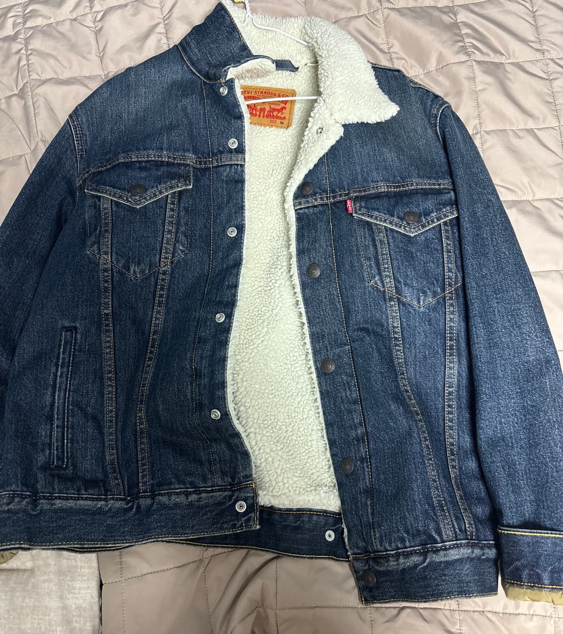 리바이스 양털 청자켓 빈티지자켓 상품이미지1