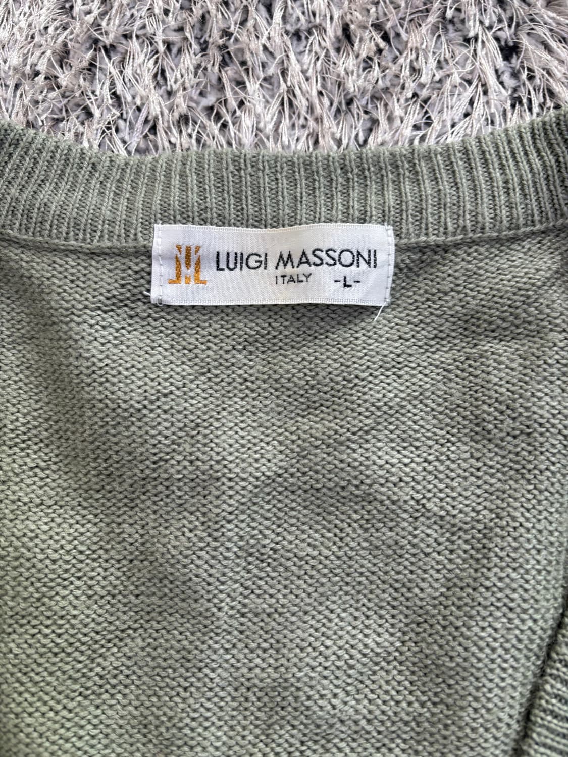 일본판 LUIGI MASSONI 니트조끼 사이즈 100 상품이미지3