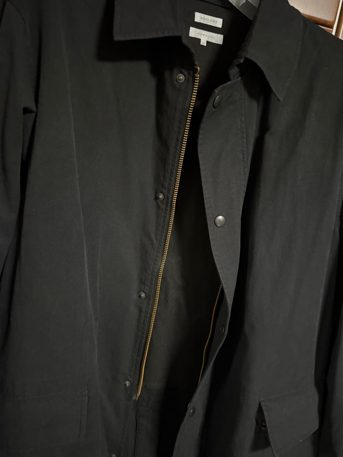 우드비 washed leather weather cloth coat 상품이미지5