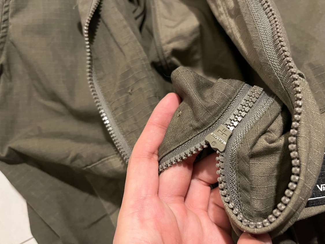 반스 립스탑 카키 집업 자켓 xxl 상품이미지6