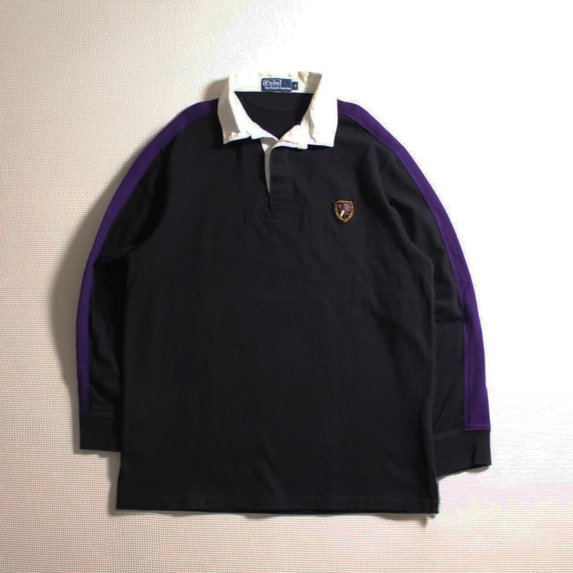 Polo 폴로 랄프로렌 퍼플배색 럭비 셔츠 상품이미지2