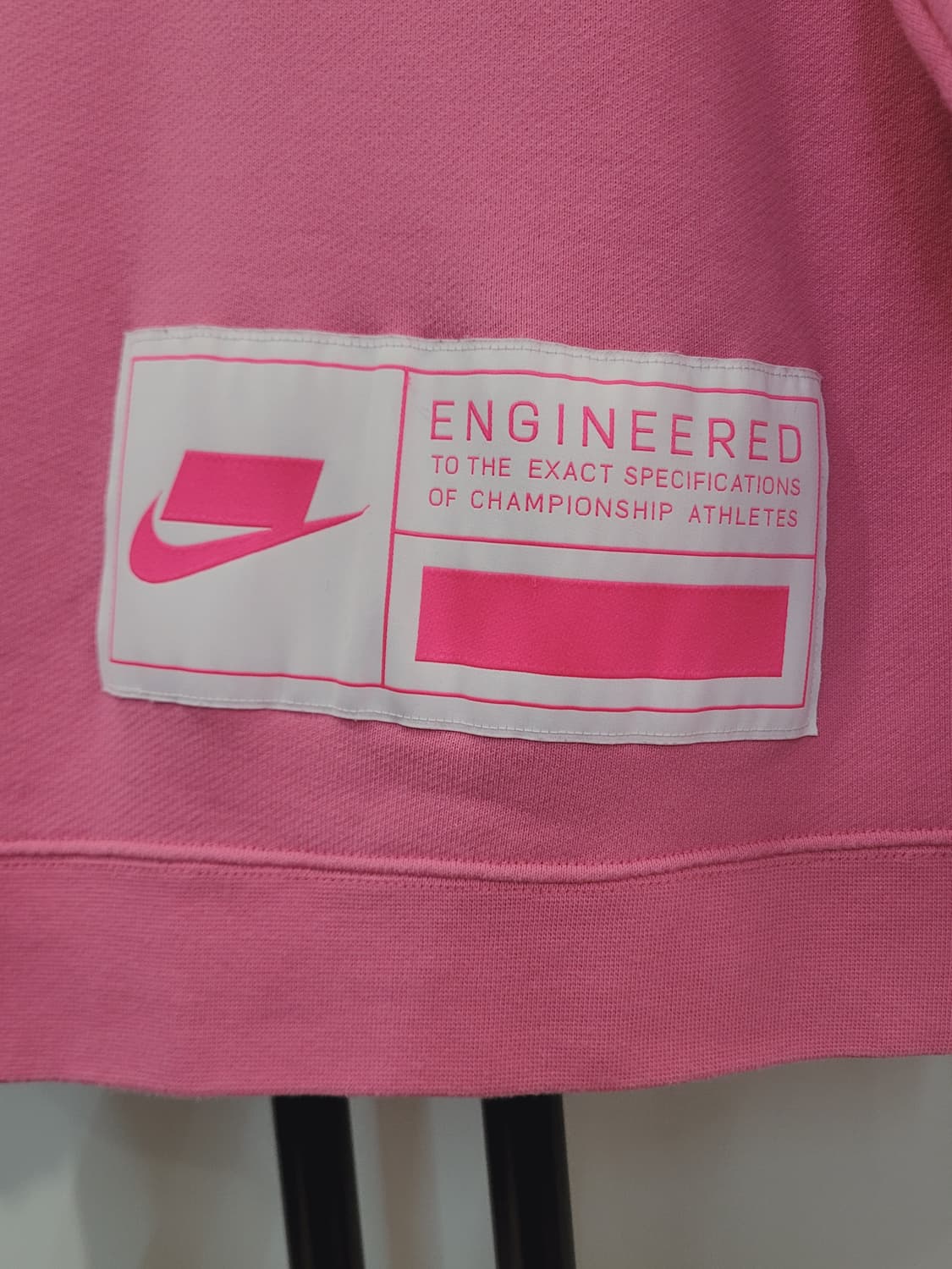 나이키 NSW FLC 오버사이즈 크루핑크 맨투맨 상품이미지5