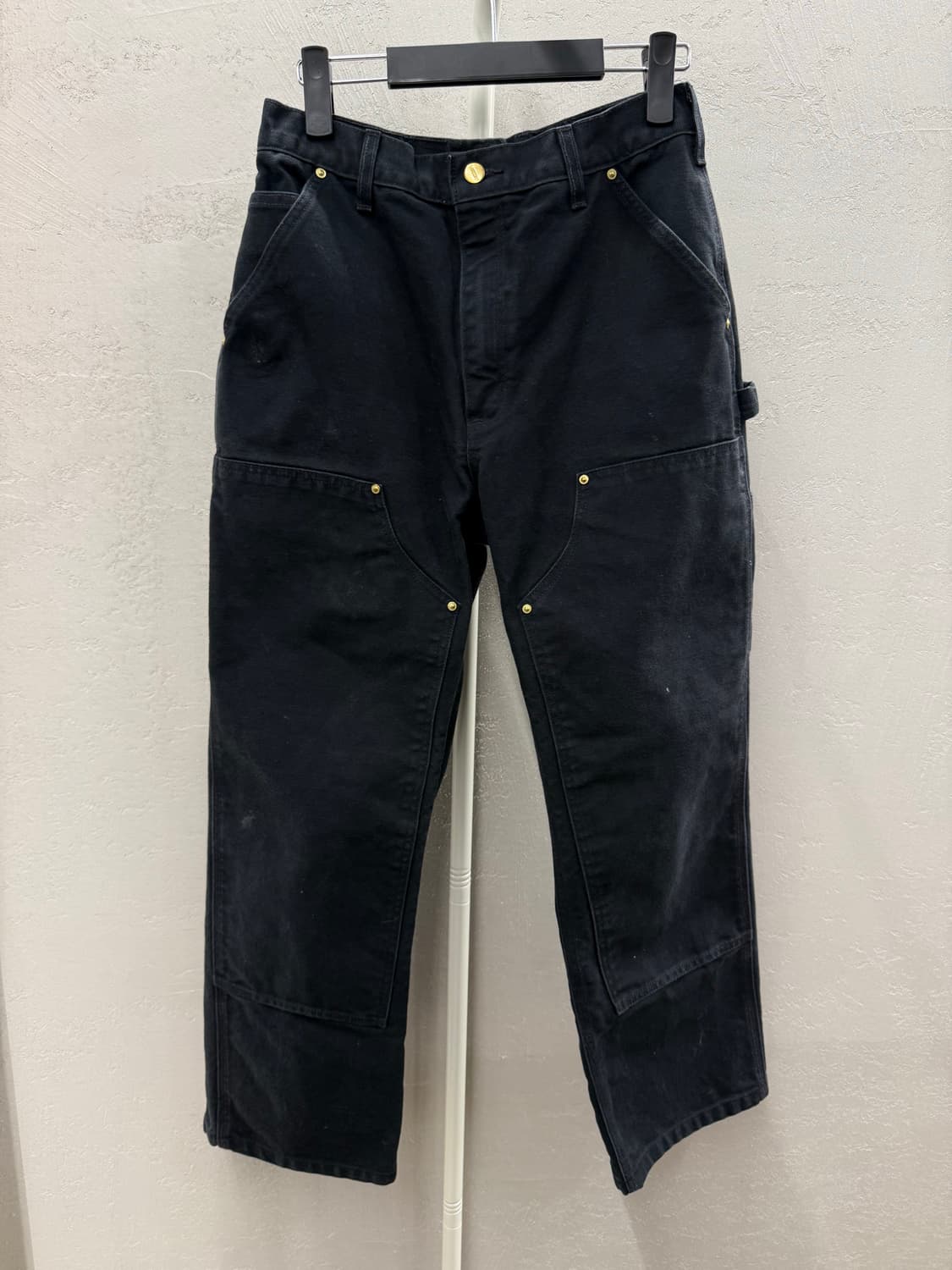 Carhartt 칼하트 불랙 더블니 카펜터 팬츠 32 상품이미지2