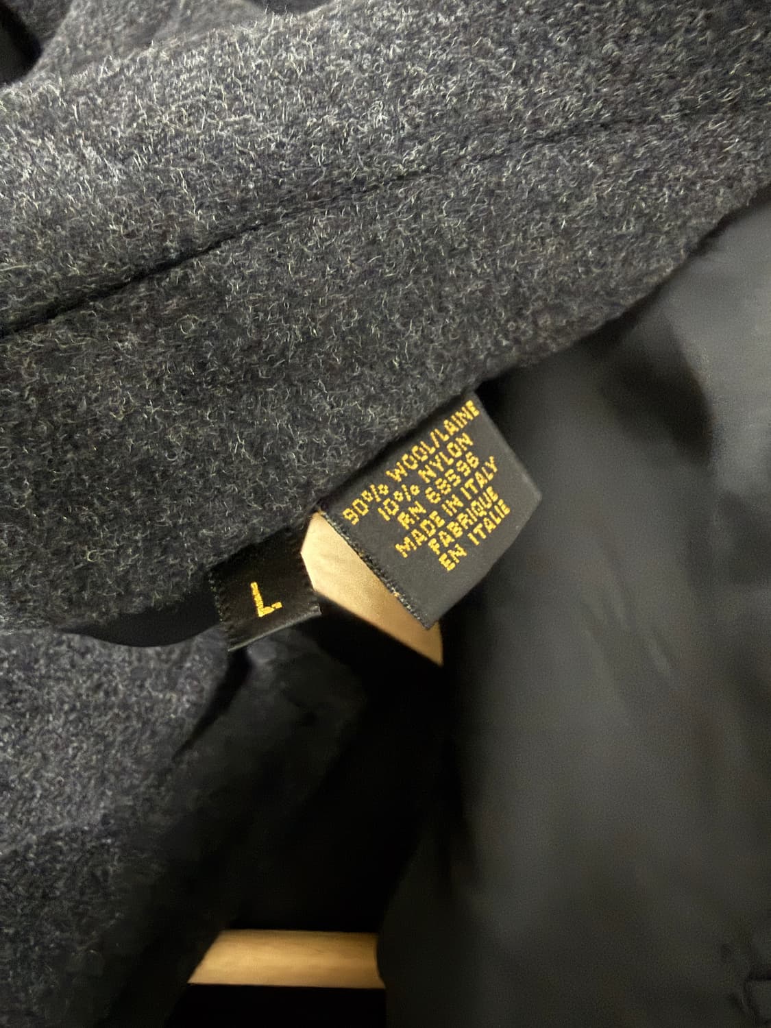 90s 도나카란 울 코트 상품이미지6