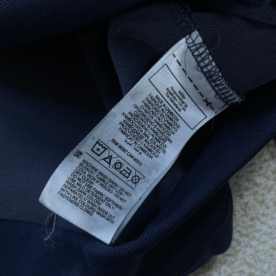 아디다스 클래식 베켄바우어 트랙탑 져지 나이트 인디고 상품이미지4