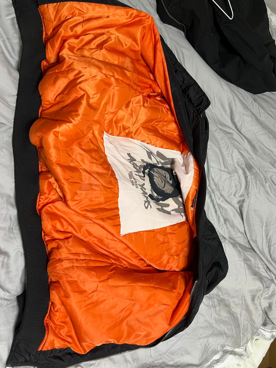 NINJA FRESH/블랙 항공 점퍼 MA-1 봄버/M 상품이미지5