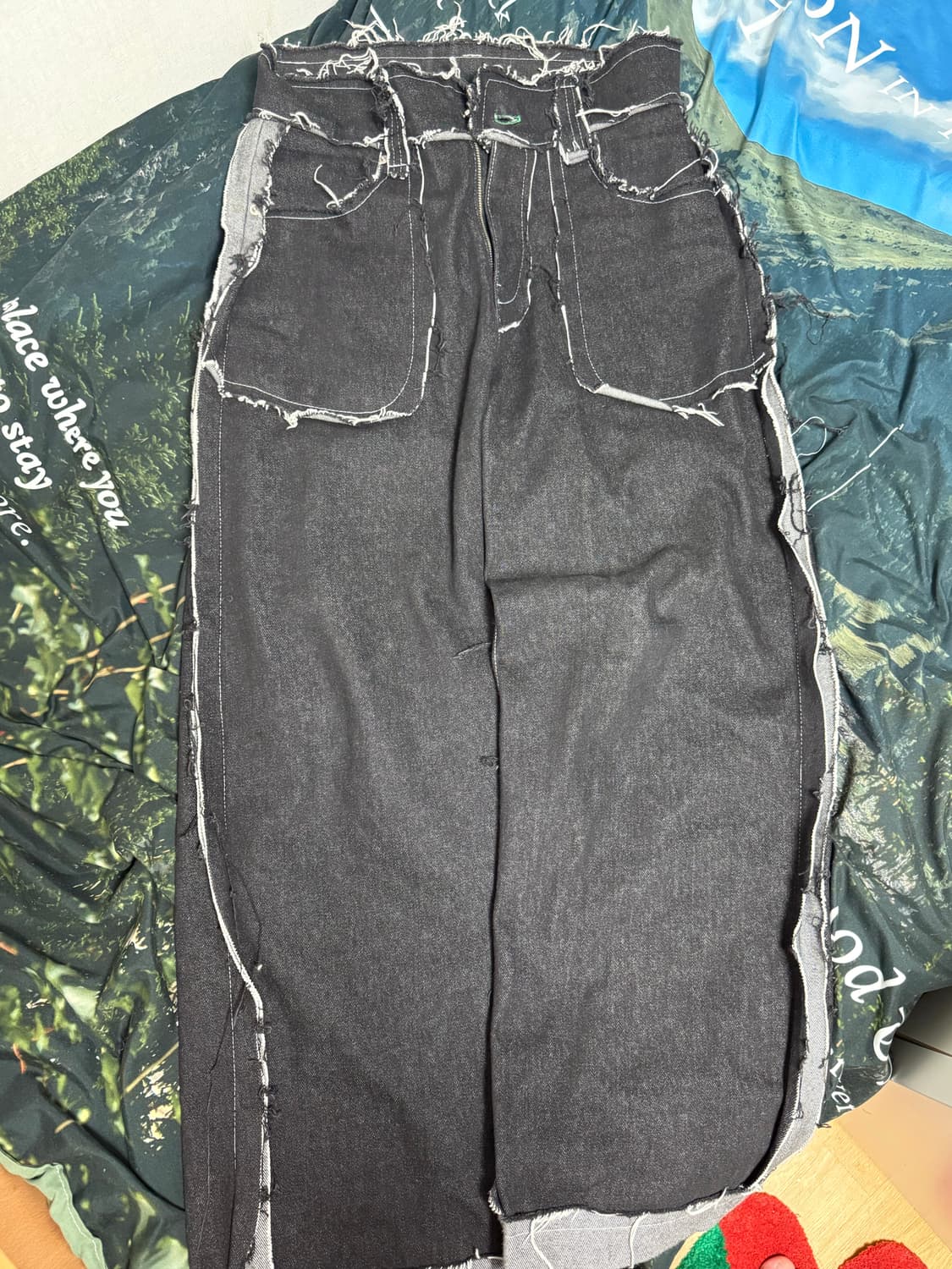[M] 써저리 데미지 데님팬츠 상품이미지1