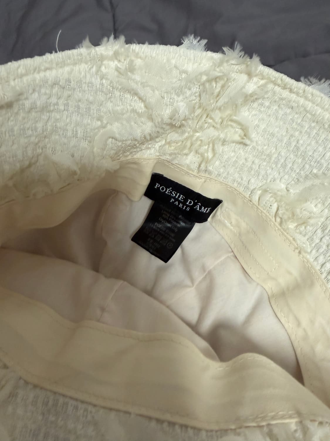 포에지담 Corsage 버킷햇 크림 상품이미지4