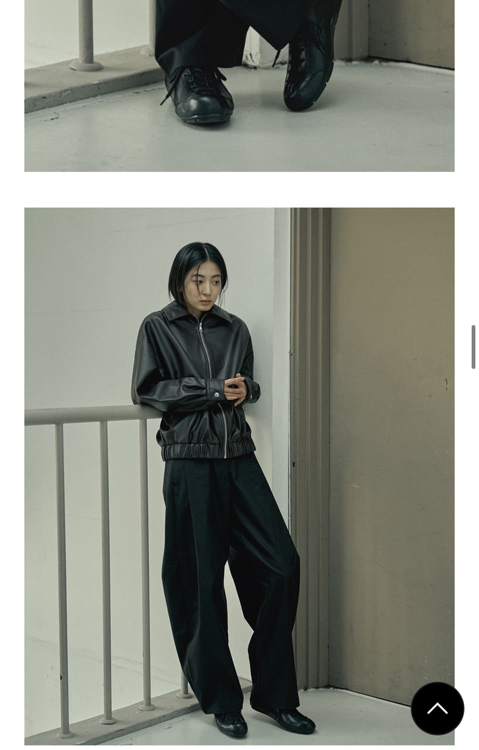 로맨틱무브 보울러 스니커즈 R25M200 (워싱블랙) 상품이미지3