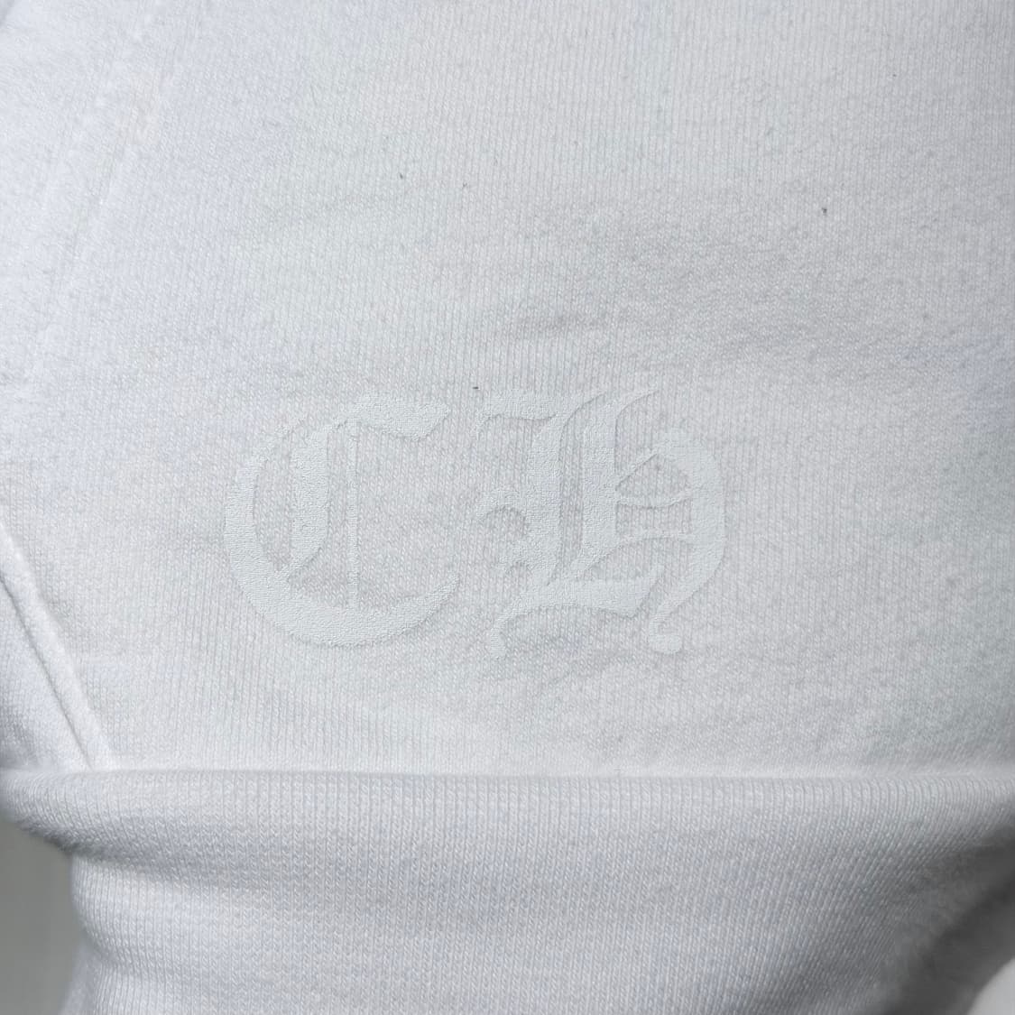 (A+/XXL) / 크롬하츠 버티컬 로고 플리스 집업 후드 화이트 상품이미지8