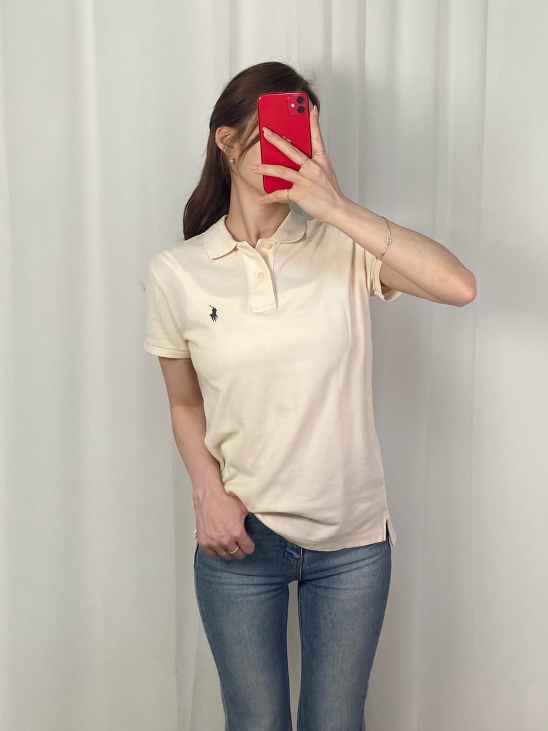폴로 아이보리 와펜 pk 상품이미지2
