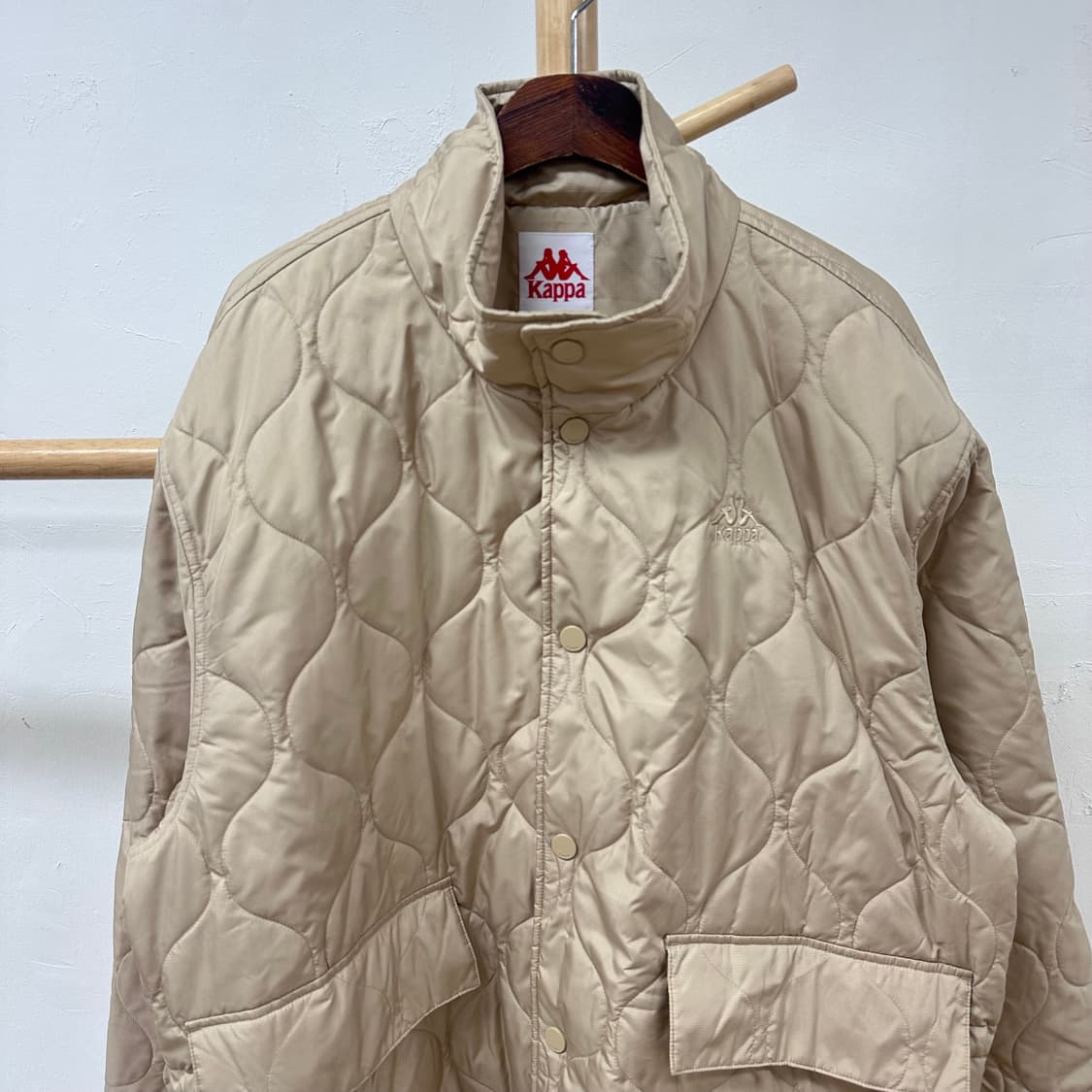 (새상품) 카파 KAPPA 오버핏 퀼팅 파카 점퍼 XL J26 상품이미지2