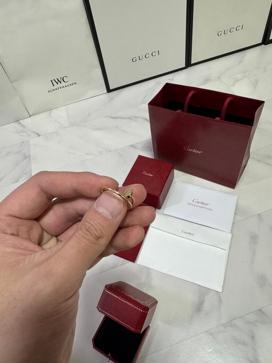 까르띠에 저스트앵끌루 반지 새상품 동일급 판매 상품이미지6