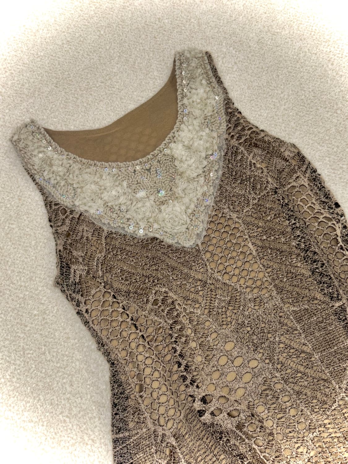 빈티지 그런지페어리 오리엔탈 언발크로셰원피스 히피페어리 큐빈티지 와이즈걸 상품이미지2