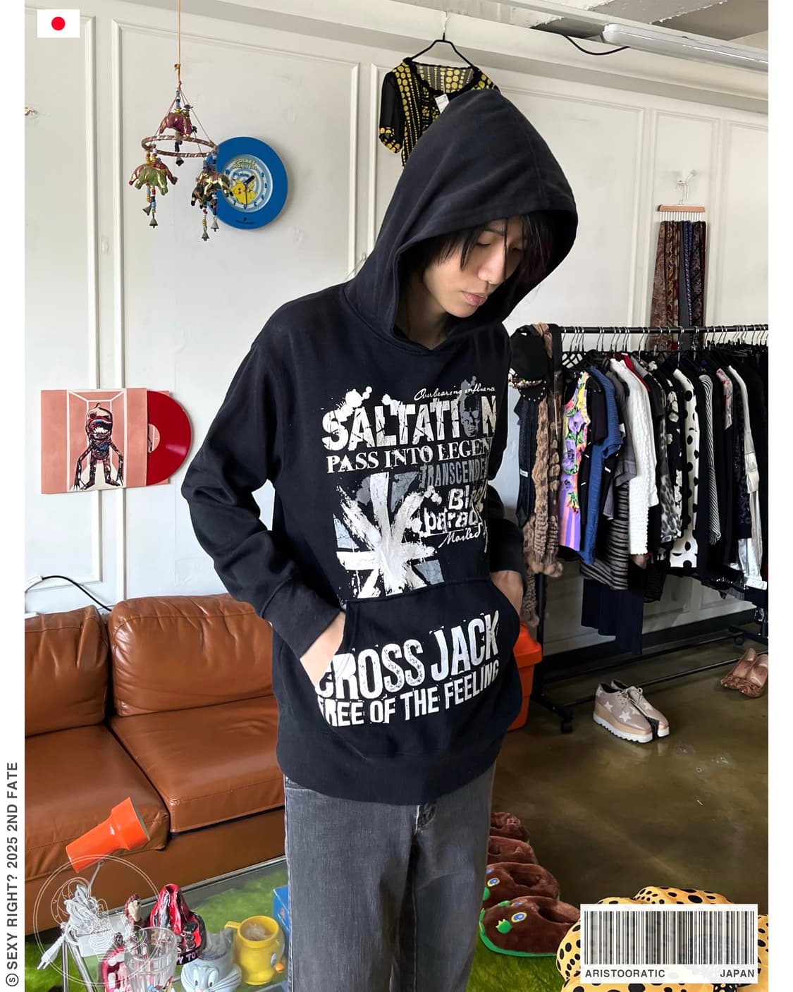 90-00s Aristooratic Punk Hood T-Shirt 상품이미지1