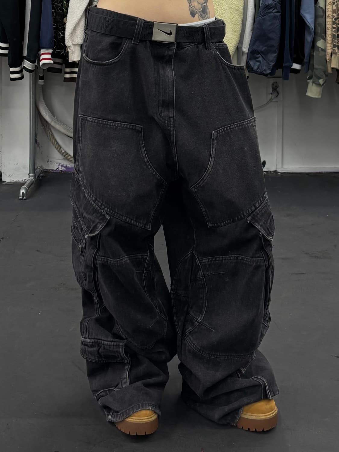 DNSR 슬래시 카고 데님팬츠 상품이미지1