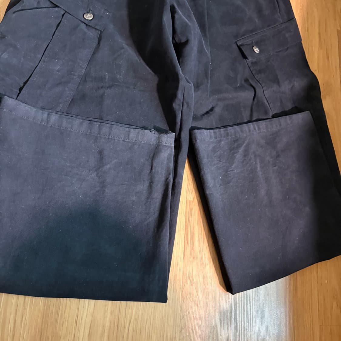 [1 사이즈] 아오이로 포그서비스 히카리 M65 커브드 팬츠 빈티지 블랙 상품이미지2