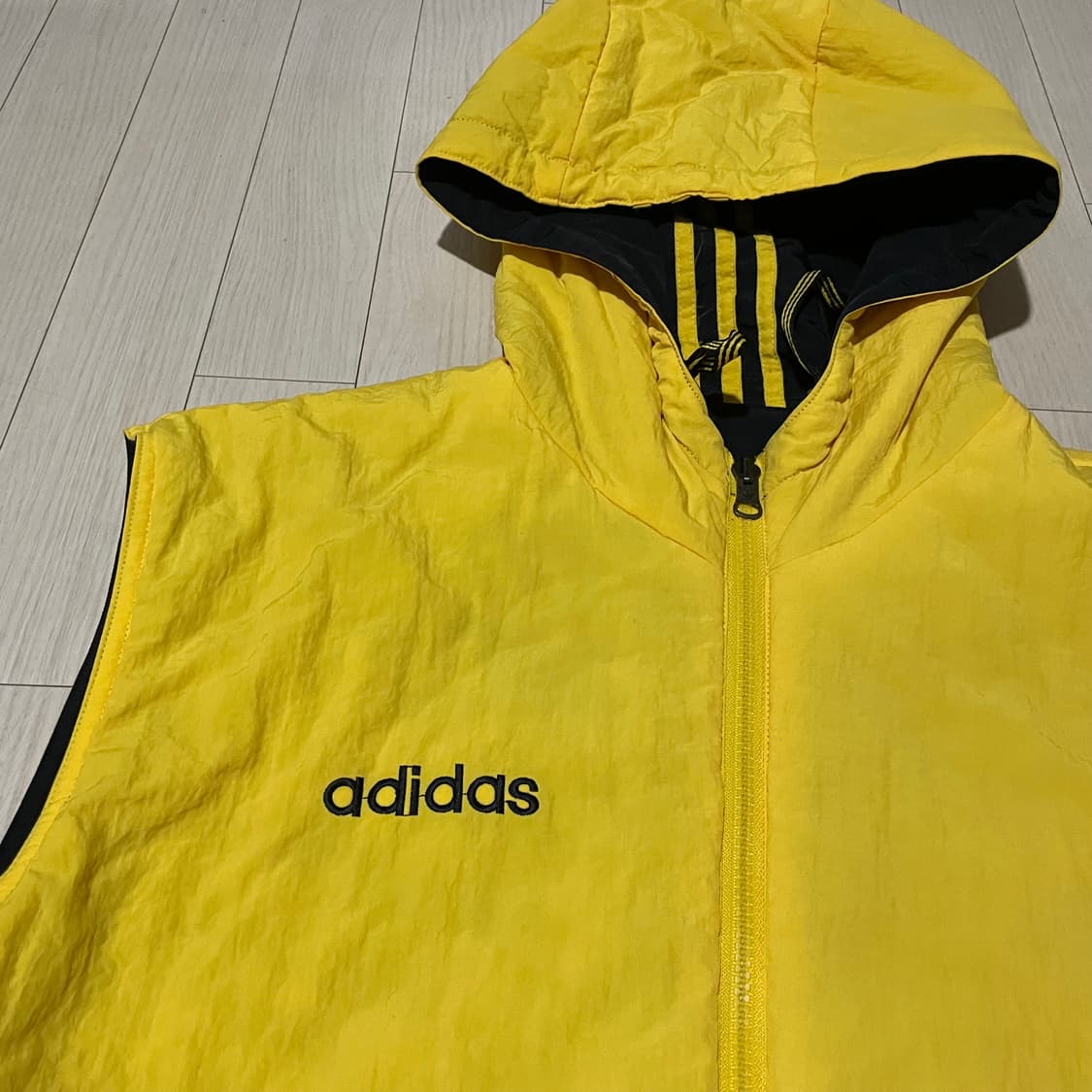 아디다스 9OS 빈티지 올드스쿨 리버시블 조끼 베스트 바스락 상품이미지3