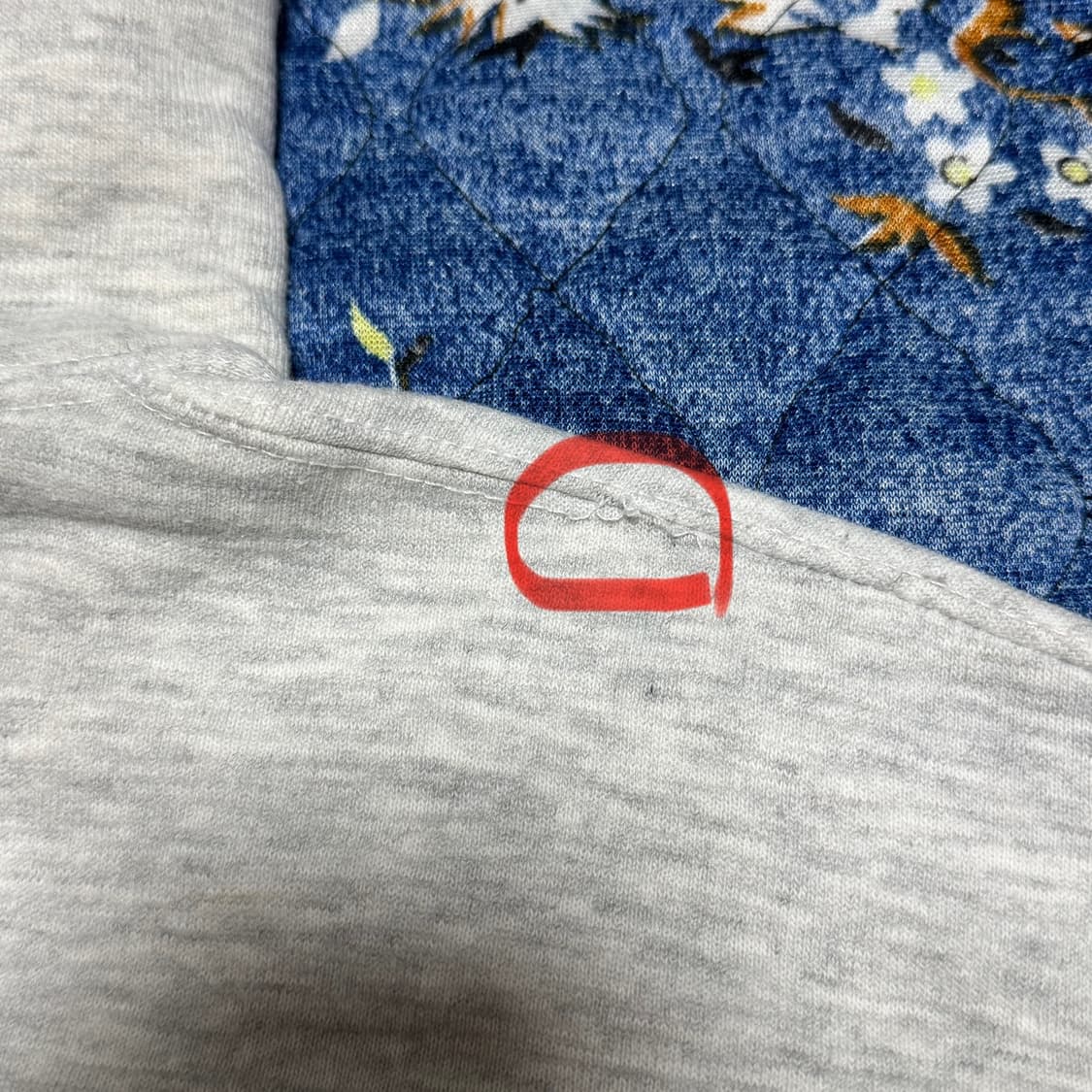 빈티지 80s USA 챔피온 그레이 오트밀 스웻 후드 상품이미지6