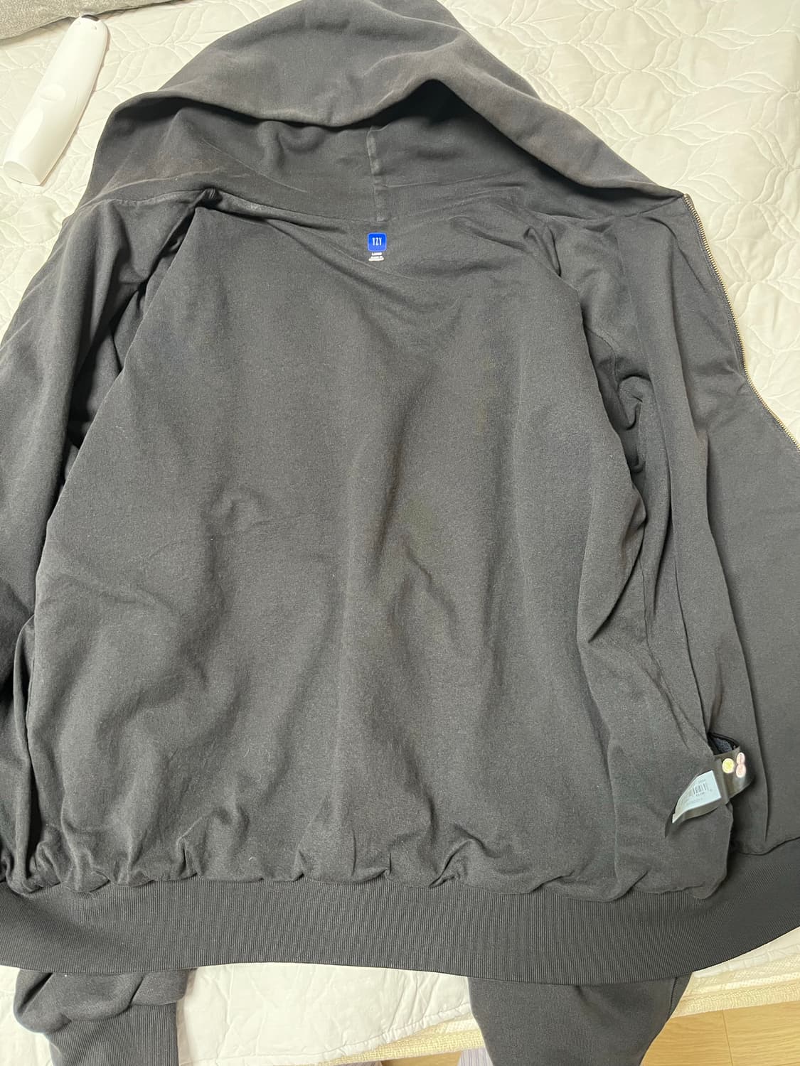 YEEZY 이지갭 후드집업 블랙 [L] 상품이미지3