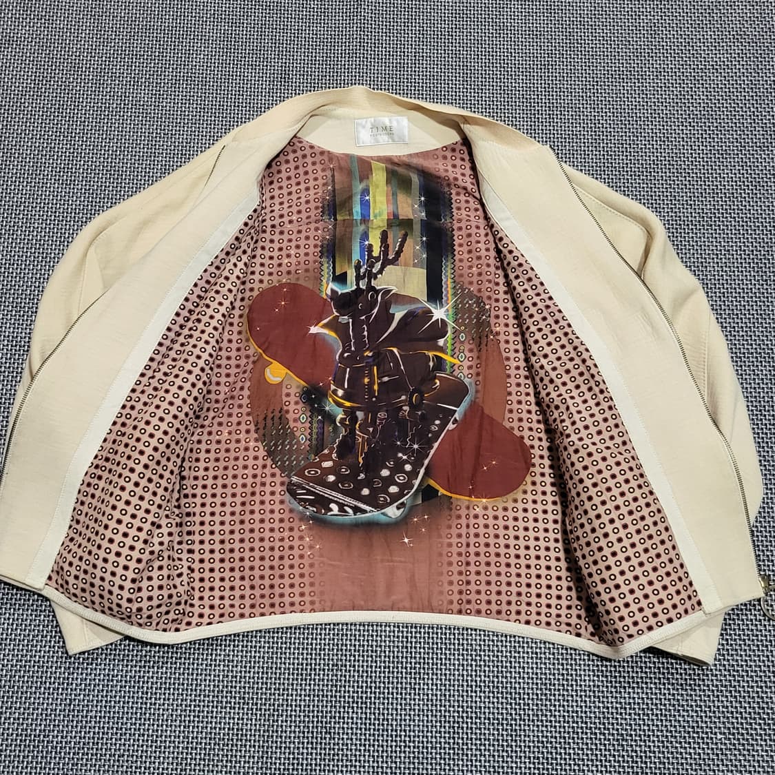 한섬 타임 링 지퍼 루즈핏 집업 자켓 (82-94-160) 상품이미지2