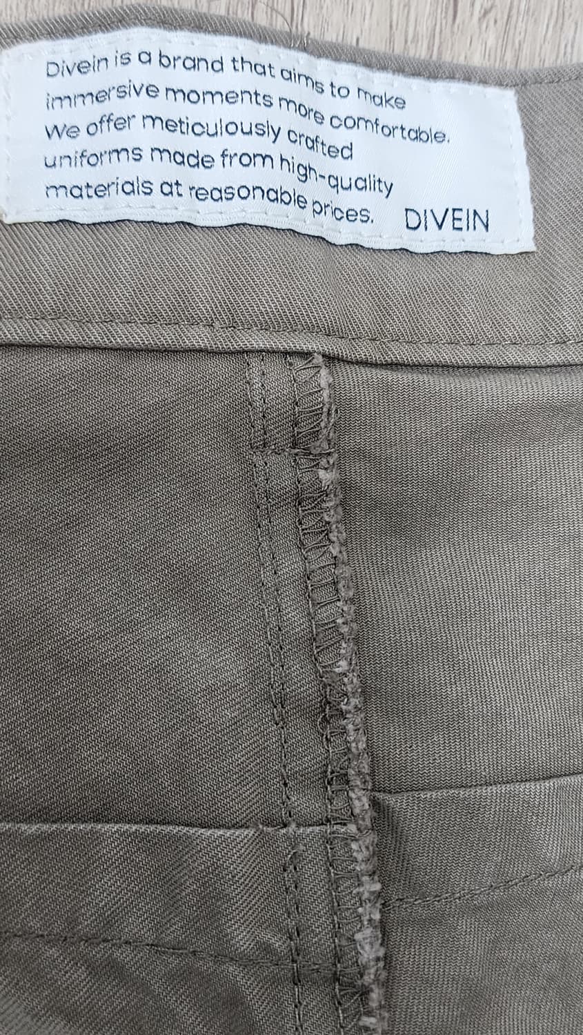 DIVEIN 카고 바지 O 사이즈 상품이미지3