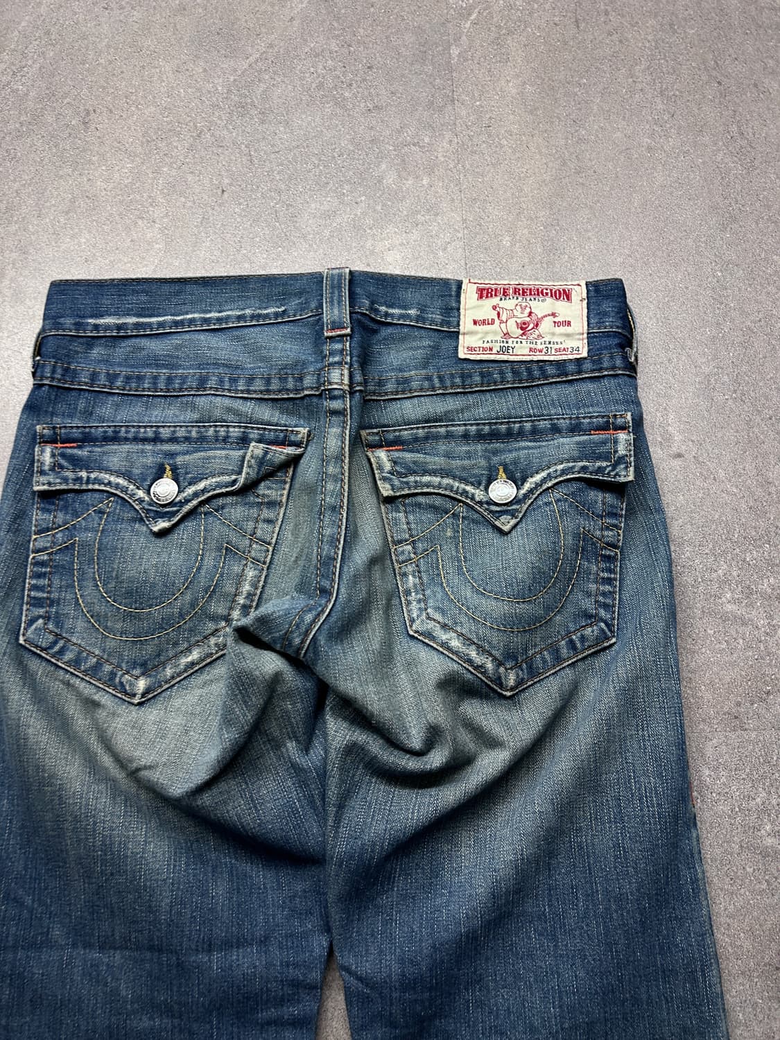 트루릴리젼 스파이럴 워싱 부츠컷 데님 상품이미지8