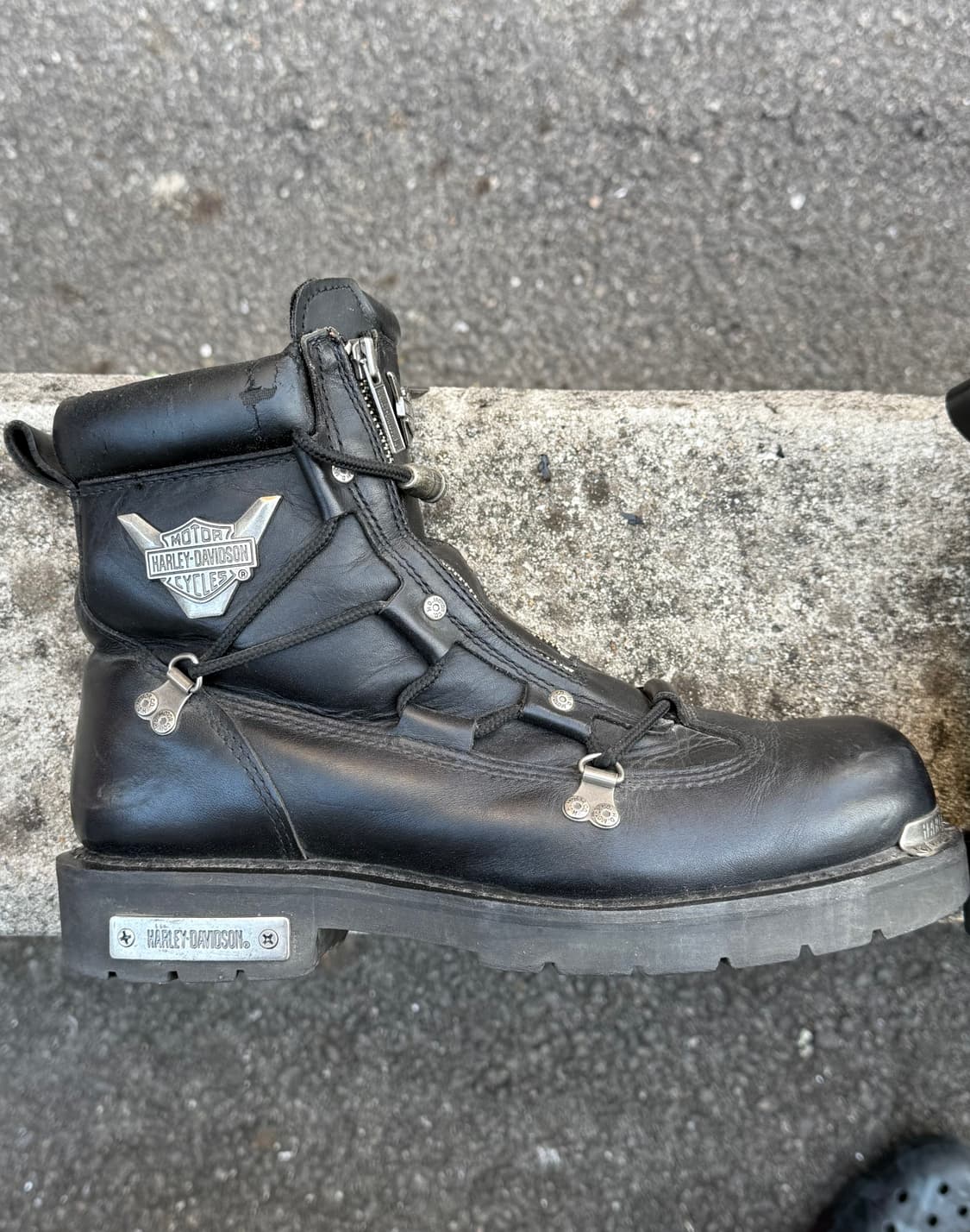 할리데이비슨 레더 워크 부츠 상품이미지2